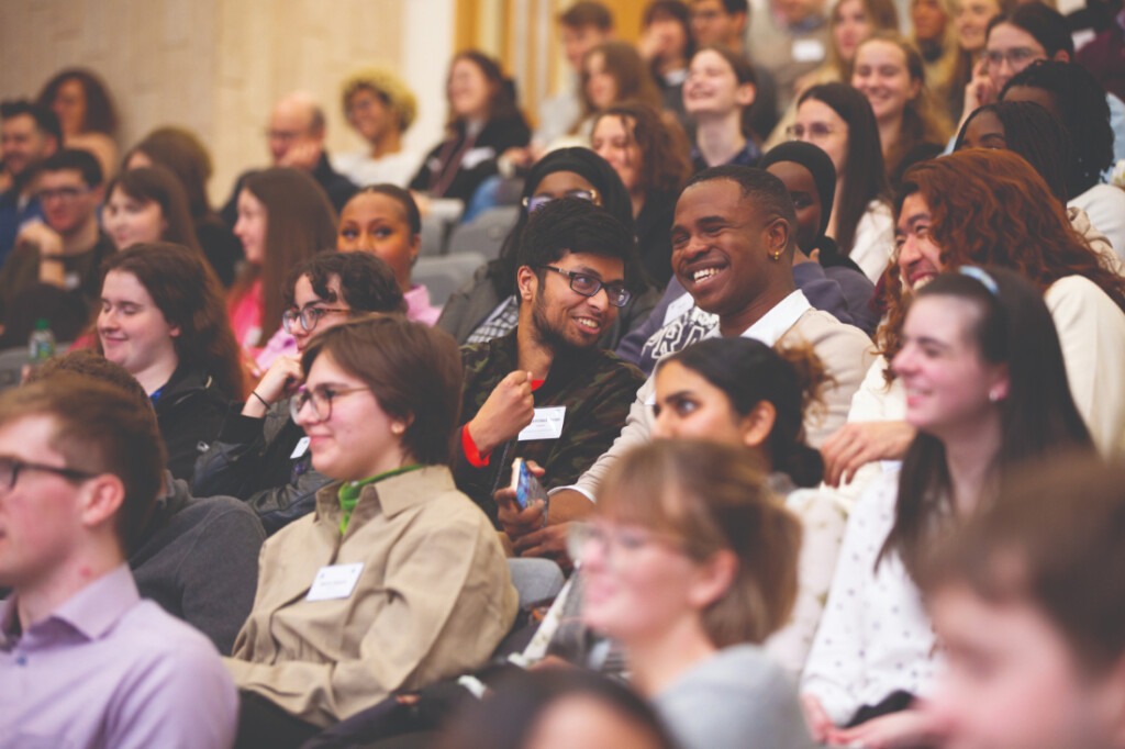 Students at the launch of the Career Mentoring Programme.