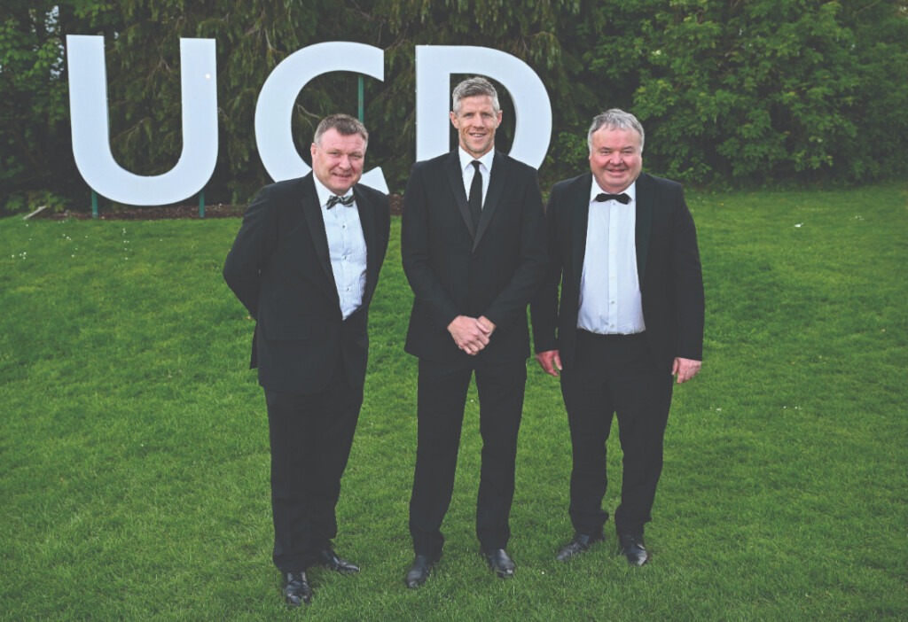 David Coen, Simon Easterby and Kevin O’Kelly, Head of Sales & Marketing, Cantor Fitzgerald.