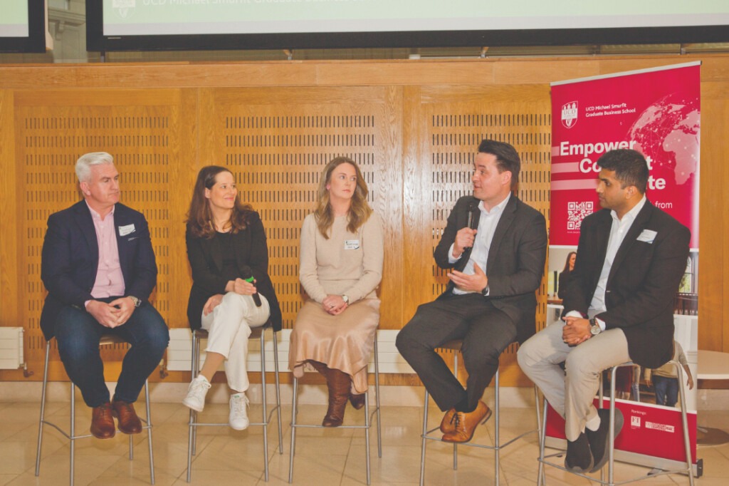 Fintan McGovern, Mathilde Miravete, Muireann McCarthy, Conor O’Donovan and Sree Nagabhushana. 