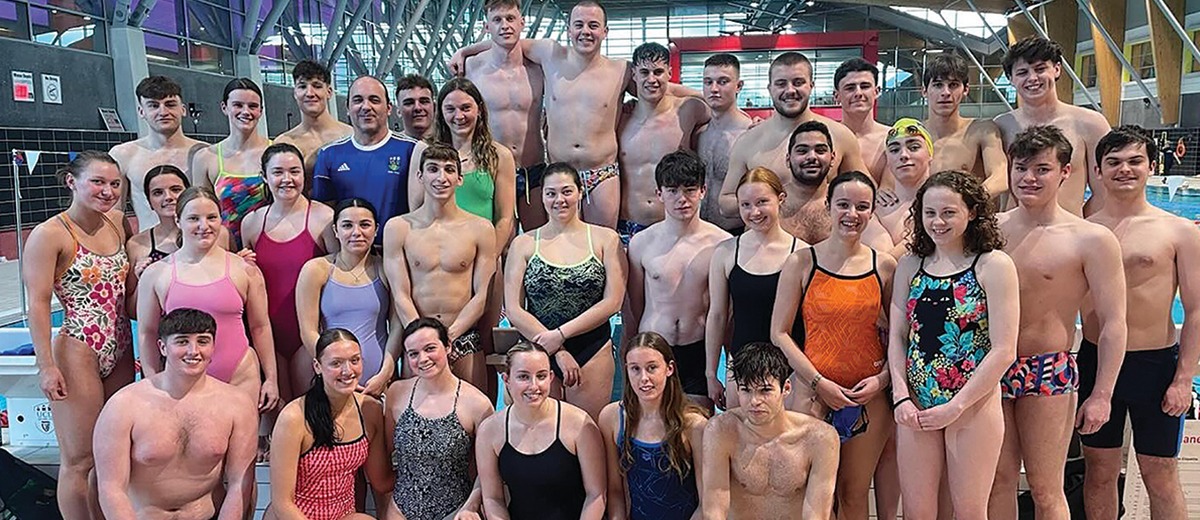 UCD Swimming at Intervarsities.