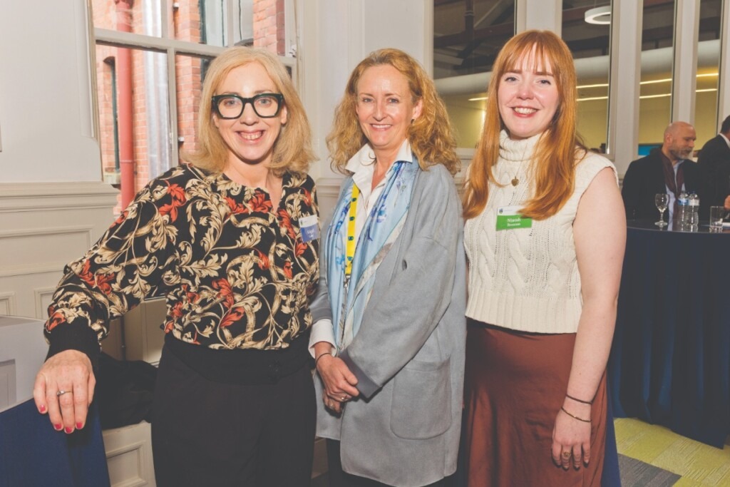 Abigail Lalor, Sinéad Bailey, and Niamh Brennan at the Summit.