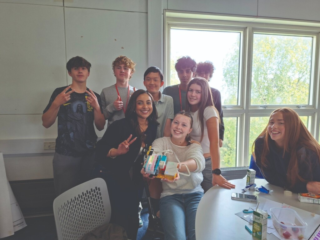 Transition Year students participating in UCD’s Engineering Your Future programme.