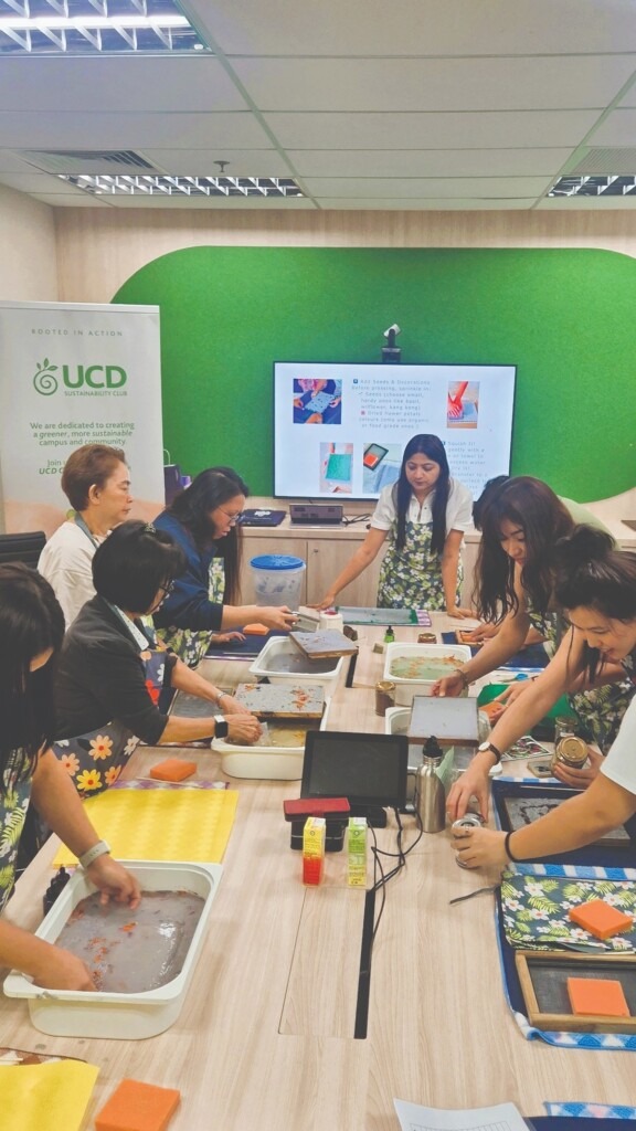 Singapore Eco Fund training project with students to produce seeding paper.