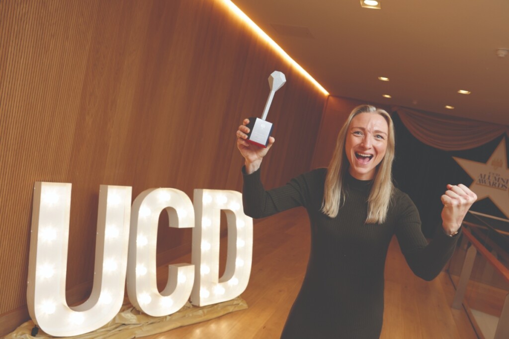 Louise Quinn, UCD Alumni Awardee in Sport.