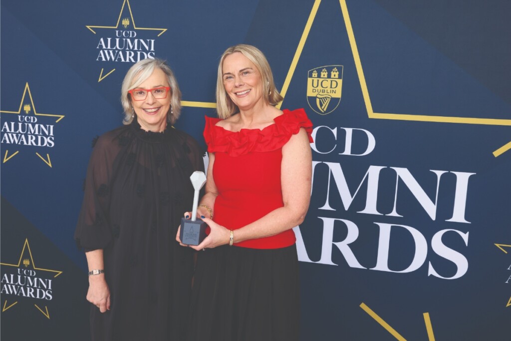 Prof. Imelda Maher and Sarah Keane, UCD Alumni Awardee in Law.