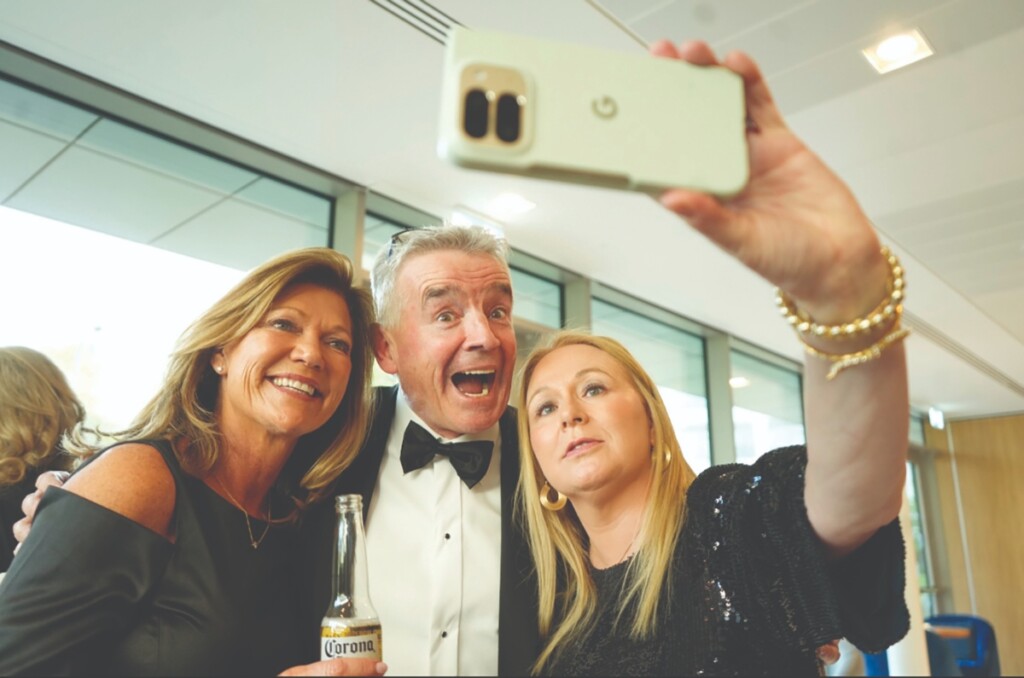 Sharon McKenna, Michael O’Leary and Alexandra Wood.