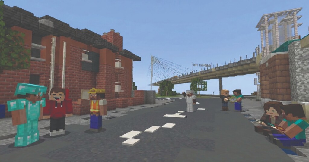 Assistant Professor in Digital Landscape Design, Ítalo Sousa de Sena developed a community 'Minecraft' containing a replica of Dundrum.