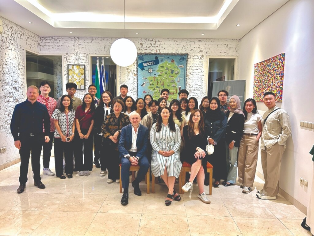 UCD alumni gathered in Indonesia.