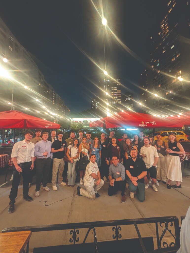 UCD alumni gathered in New York for the UCD Alumni Chapter End-of-Summer Social in GMT Tavern in September 2025.