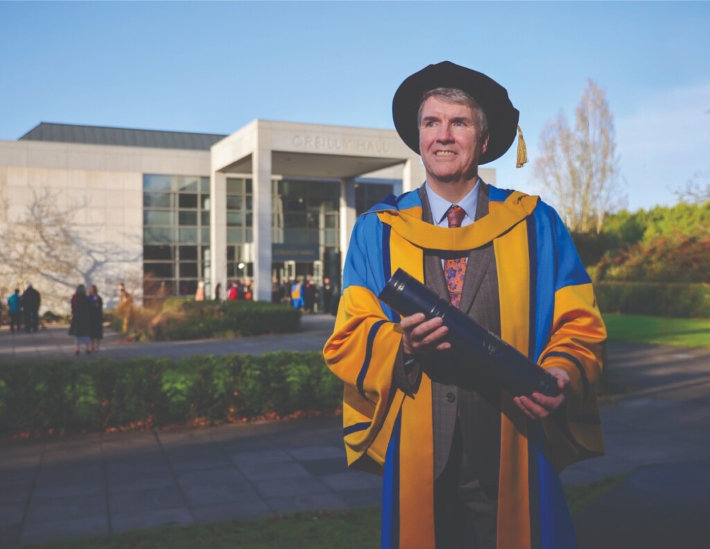 Dr Niall Muldoon, Ireland's Ombudsman for Children, received an honorary doctorate from University College Dublin in recognition of his distinguished career championing children's rights and welfare.