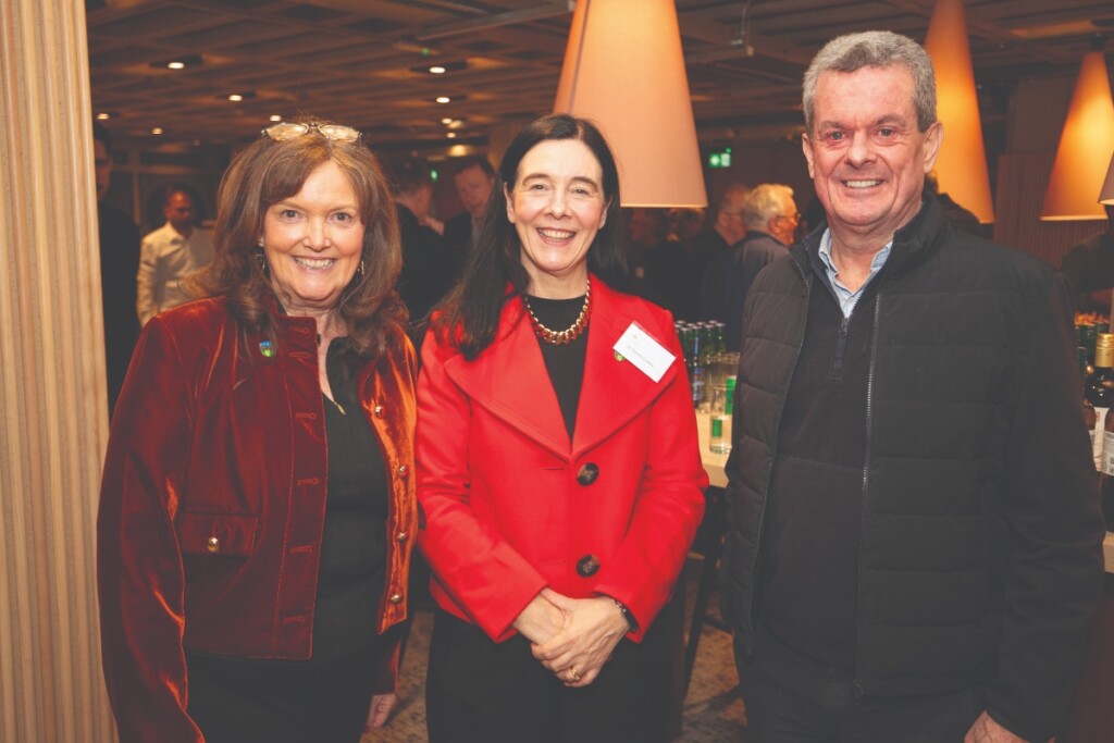Sharon Nolan, UCD Foundation; Dr Sandra Collins, UCD Librarian; and Feargal O'Rourke.