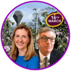 Síobhra Rush & Richard Grogan, speakers for 16 March What it Takes event.